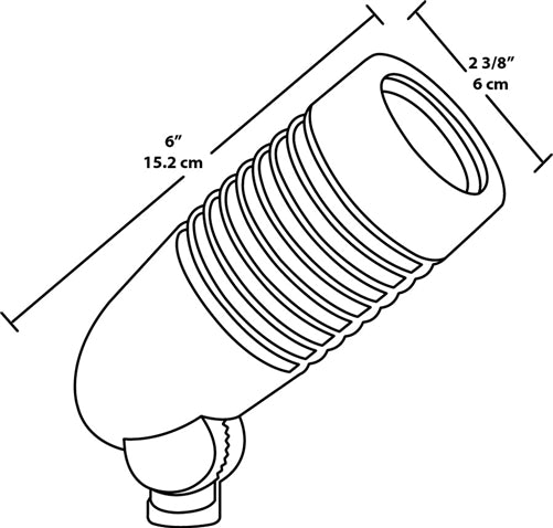 RAB LFLED8NB 8W LED Floodlight, 4000K (Neutral), Black Finish