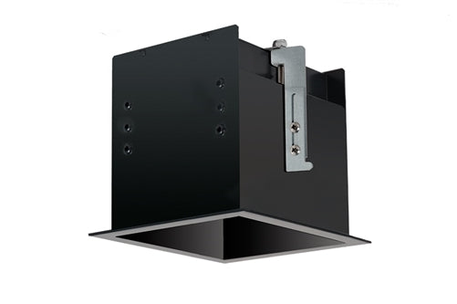 RAB MD1RTB 1 Fixture Head Recessed Remodeler Housing, 90 CRI, 1/2" Trim Style, Black Finish