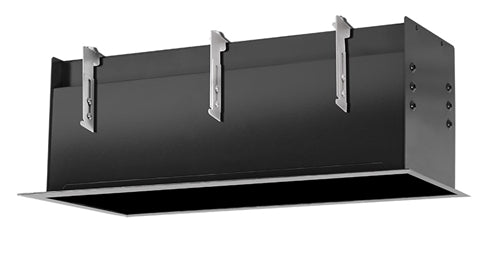 RAB MD3RTB 3 Fixture Heads Recessed Remodeler Housing, 90 CRI, 1/2" Trim Style, Black Finish