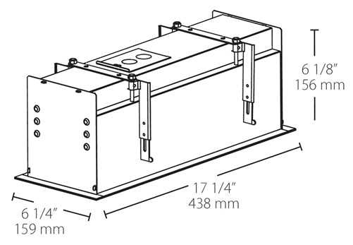 RAB MD3RTB 3 Fixture Heads Recessed Remodeler Housing, 90 CRI, 1/2" Trim Style, Black Finish