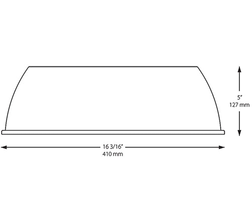 RAB R16SA 5" White Aluminum