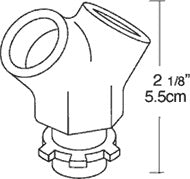 Rab R3 Y Adaptor, Natural Finish