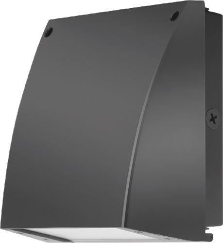 RAB SLIM57N/PCS Slim Wallpack 57W LED Lamp, 4000K Neutral Bronze Finish with Swivel Photocell