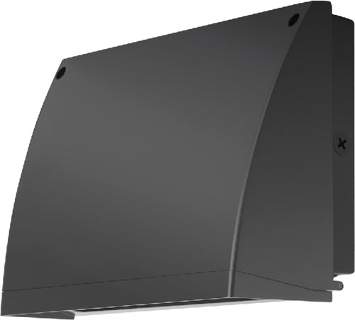 RAB SLIMFC57N/PC2 Slim Full Cutoff Wallpack 57W LED Lamp, 4000K Neutral Bronze Finish with 277V Photocell