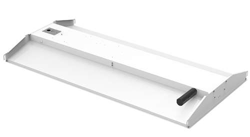 RAB SWISH2X4-39YN/D10/LC 39W 2' x 4' LED SWISH Recessed Center Basket Troffer with Lightcloud Control System, 3500K (Warm Neutral), 5051 Lumens, 84 CRI, 120-277V, Dimmable, DLC Premium Listed, Lightcloud Compatible, White Finish