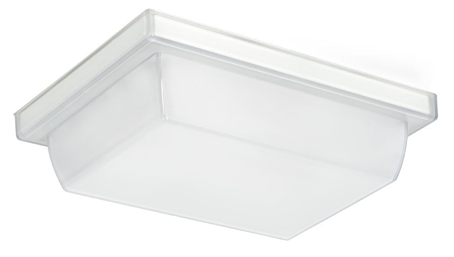 RAB VAN1LED12YW 12W LED Vandalproof Canopy Light, 3000K (Warm), 1406 Lumens, 84 CRI, 120V, DLC Listed, Equivalent Up to 100W Incandescent, White Finish