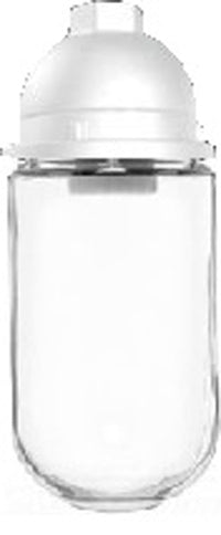 RAB VP200W Vaporproof 200W Incandescent Lamp 120V White Color - With Soda Lime Glass, No Guard