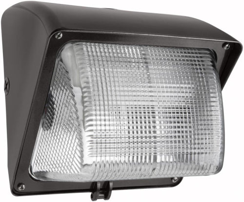 RAB WP1GSN70 Wallpack Glass Lens 70W High Pressure Sodium Lamp 120V Bronze Color