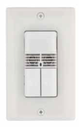Square D Schneider Electric SLSDWD1277UI 120/277 VAC Wall Switch Occupancy Sensor with Dual-Circuit Dual Technology Ivory Color