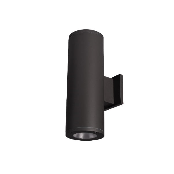 WAC Lighting DS-WD05-S930S-BK Tube Architectural 13" LED Outdoor Wall Sconce, Straight Up and Down, 16 Degree Beam Angle, 3000K Color Temperature, 90 CRI, Black