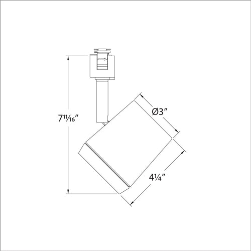 WAC H-7030-930-BK 32W Ocularc LED H Track Light, 16/38/55 Degrees Beam Spread, 3000K, 90 CRI, T24 Compliant, Black