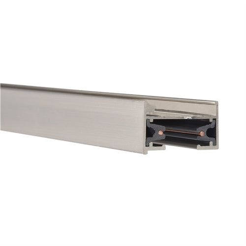 WAC LT6-BN 6' L Trac, 120V, Surface Mount, Brushed Nickel