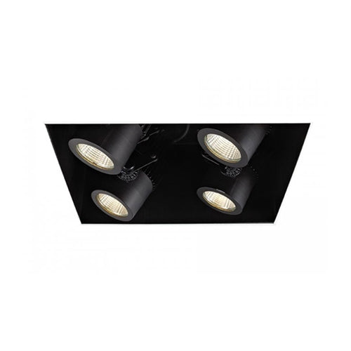 WAC Lighting MT-4LD226TL-WT 4" LED Precision Multiples Insivible Trim for Adjustable Spot 4 Light (2x2) Housing, White