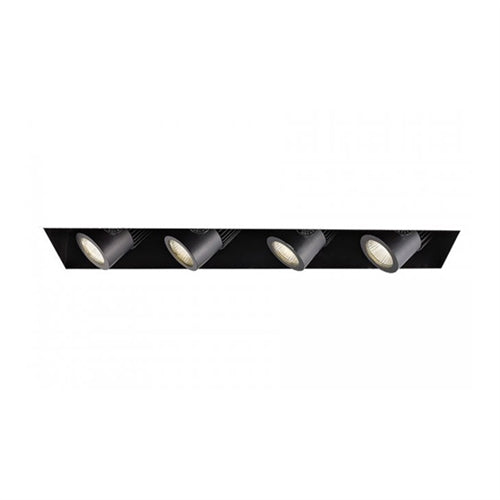 WAC Lighting MT-4LD416TL-WT 4" LED Precision Multiples Invisible Trim for Adjustable Spot 4 Light Housing, White