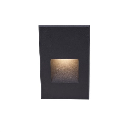 WAC Lighting WL-LED200C-BK 3.5W Vertical Rectangle LEDme Step Light, 120V, 3000K Color Temperature, 85 CRI, Black