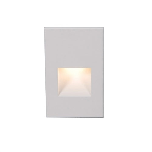 WAC Lighting WL-LED200C-WT 3.5W Vertical Rectangle LEDme Step Light, 120V, 3000K Color Temperature, 85 CRI, White