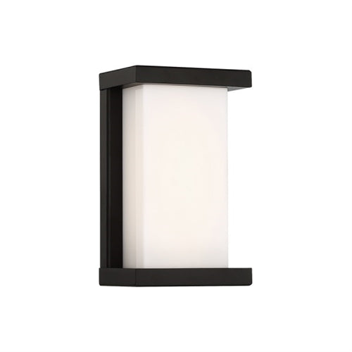 WAC WS-W47809-BK 9" 34W Case LED Outdoor Wall Sconce, 3000K Color Temperature, Black