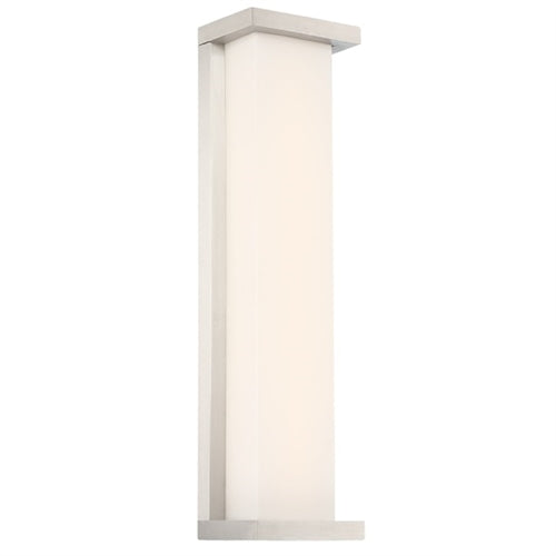 WAC WS-W47820-SS 20" 34W Case LED Outdoor Wall Sconce, 3000K Color Temperature, Stainless Steel