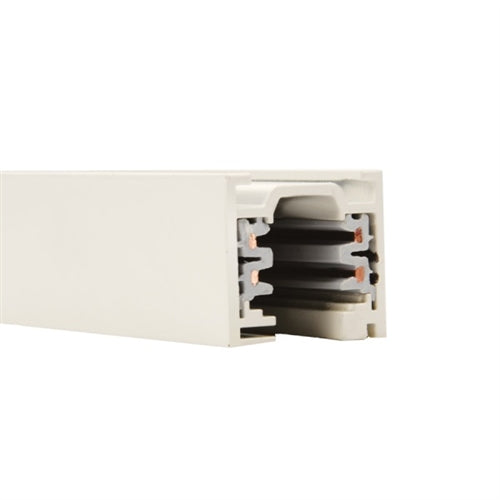 WAC WT4-WT 4' W Trac, 120V, Surface Mount, White