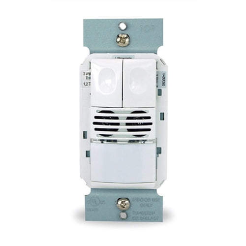 Wattstopper DSW-200-R Dual Technology Dual Relay Wall Switch Occupancy Sensor, 2 Relays 120/277V, Red