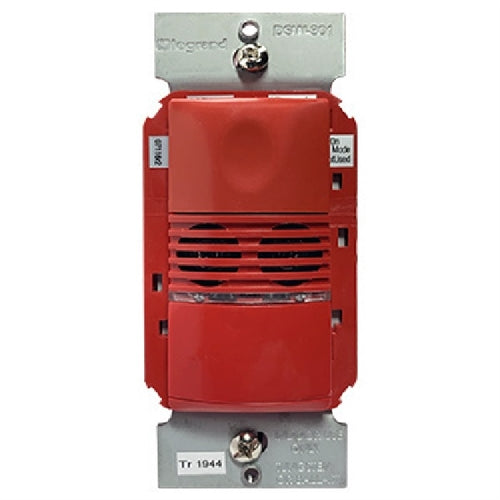 Wattstopper DSW-301-R Dual Tech Wall Switch Occupancy Sensor, 120/277V, Red