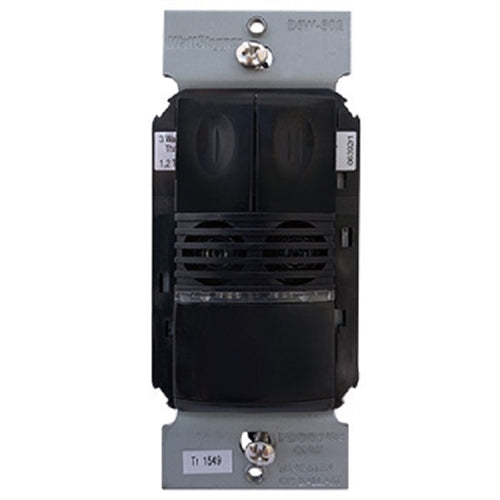Wattstopper-DSW-302-B Dual Technology Dual Rellay Wall Switch Occupancy Sensor, 120/277V, Black