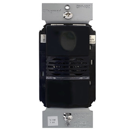Wattstopper DW-100-B Dual Tech Wall Switch Occupancy Sensor, 120/277V, Black