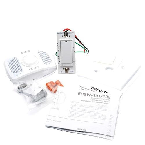 Wattstopper EOKT-101-W Wireless RF Occupancy Sensor 1 Load Kit