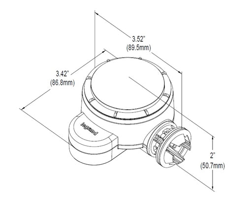 Wattstopper HBP-202-L7-W High Bay Sensor 24VDC 0-10V Continuous Dimming with L7 Lens