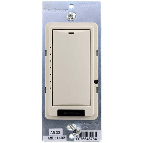 Wattstopper LMDM-101-LA Digital Dimming Wall Switch, 1 Paddle, with I.R., Light Almond