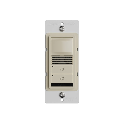 Wattstopper-LMDW-220-I DLM Wired Standard Sensor Switch 2 Button, Ivory