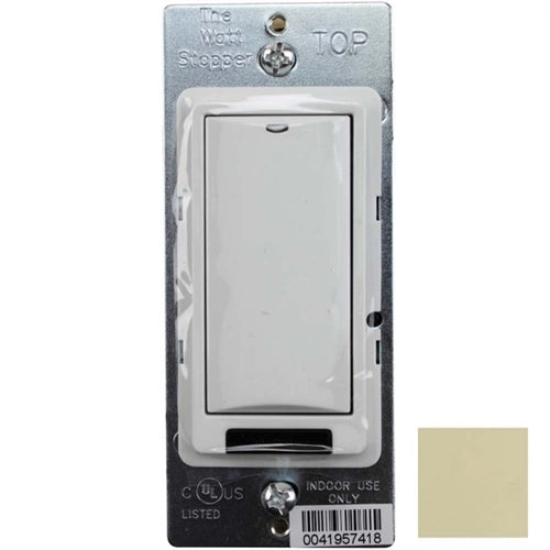 Wattstopper LMSW-101-I Digital Wall Switch, 1-Button with Infrared, Ivory