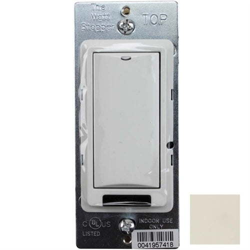 Wattstopper LMSW-101-LA Digital Wall Switch, 1-Button with Infrared, Light Almond