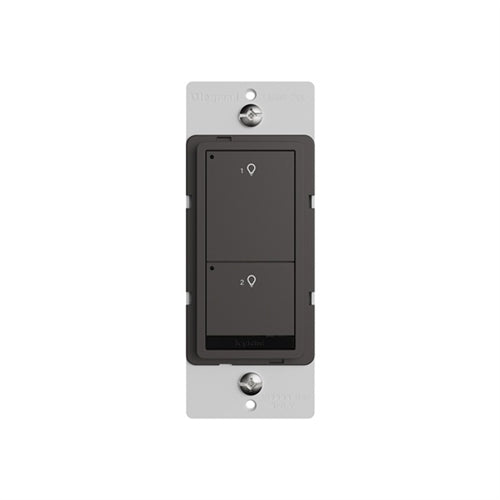 Wattstopper LMSW-220-BR 2-Button Standard Wall Switch, Brown