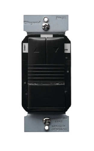 Wattstopper PW-311-B 0-10V PIR Wall Switch Occupancy Sensor, 120/277V, Black