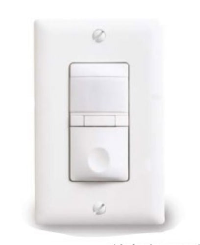 Wattstopper RD-200-A PIR Dimming Wall Switch Vacancy Sensor, 25-500W Incandescent Light, 180 Degrees up to 600 ft2 Coverage, Almond