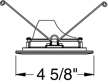 Juno Aculux Recessed Lighting 4301N-WH 3-1/4" Adjustable Regressed Lensed Pinhole Line Voltage, Low Voltage, LED, Black Alzak Reflector, White Trim