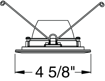 Juno Aculux Recessed Lighting 4302N-BL 4302N-BL 3-1/4" Regressed Lensed Pinhole Line Voltage, Low Voltage, LED, Black Alzak Reflector, Black Trim