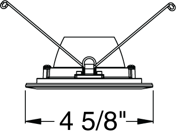 Juno Aculux Recessed Lighting 4307N-WH (3DBV BS WHSF) 3-1/4 Low Voltage, LED Downlight Regressed Pinhole, Black Alzak Reflector, White Trim