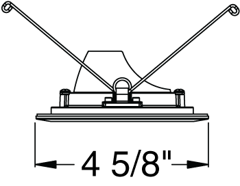 Juno Aculux Recessed Lighting 4308N-WH 3-1/4" Adjustable Regressed Line Voltage, Low Voltage, LED1-3/4" Pinhole Black Alzak Reflector, White Trim