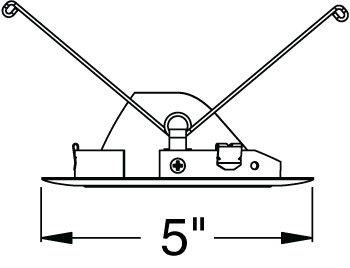 Juno Aculux Recessed Lighting 436NHZ-WH 3-1/4" Line Voltage, Low Voltage, LED Slot Angle Cut , Haze Alzak Reflector, White Trim