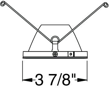 Juno Aculux Recessed Lighting 437NHZ-FM (3DP CD FM) 3-1/4" Low Voltage, LED Deep Downlight Cone Flush Mount, Haze Alzak Trim
