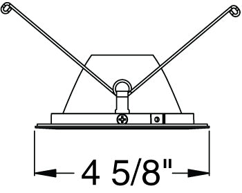 Juno Aculux Recessed Lighting 437NWHZ-SF (3DP WTD SF) 3-1/4" Low Voltage, LED Deep Downlight Cone , Wheat Haze Alzak Reflector, Self Flanged Trim
