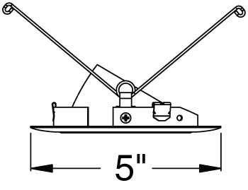 Juno Aculux Recessed Lighting 438NHZ-WH (3AC CD WHR) 3-1/4" Low Voltage, LED Angle Cut , Haze Alzak Reflector, White Trim