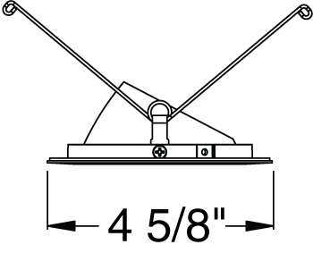 Juno Aculux Recessed Lighting 438NWHZ-SF (3AC WTD SF) 3-1/4" Low Voltage, LED Angle Cut , Wheat Haze Alzak Reflector, Self Flanged Trim