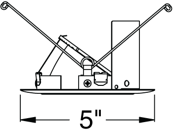Juno Aculux Recessed Lighting 439NWHZ-ABZ 3-1/4" Line Voltage, Low Voltage, LED Downlight Lensed Wall Wash, Wheat Haze Alzak Reflector, Aged Bronze Trim