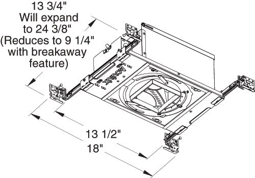 Juno Aculux TC49LSQ-827-N-D Recessed Lighting 3-1/4 inch LED New Construction Standard Square Housing 1000 Lumens, 2700K Color Temp, 85 CRI, Narrow Flood Beam, 120V Lutron Hi-Lume 2-wire Dimmable Light