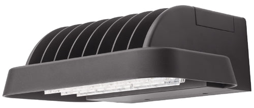 Lithonia KAXW LED P3 40K R4 120 PER7 DDBXD 79W Outdoor LED Wallpack, P3 Performance Package, 4000K Color Temperature, Type 4 Distribution, 120-277V, with Seven-wire receptacle only, Dark Bronze Finish