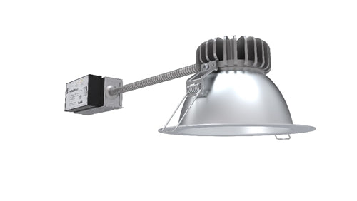 Lithonia LBR6 ALO4 SWW1 AR LSS WD MVOLT UGZ1 6 inch Round Retrofit Downlight, 4000/4500/5000 Adjustable Lumen Output, 3000K-3500K-4000K-5000K, Clear Reflector Color, Semi-Specular Reflector, Wide Distribution, 120-277V, Universal Dimming to 1% 0-10V