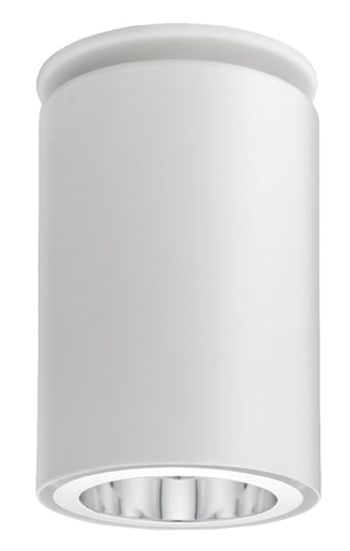 Lithonia LDN4CYL 30/10 LO4AR LD MVOLT GZ10 ACC DBL 4" Non-IC LED Cylinder Light, 3000K, 1000 Lumens, Clear Downlight Trim, Matte Diffuse Finish, 120-277V, 0-10% Dims to 10%, 10' Cable, Black